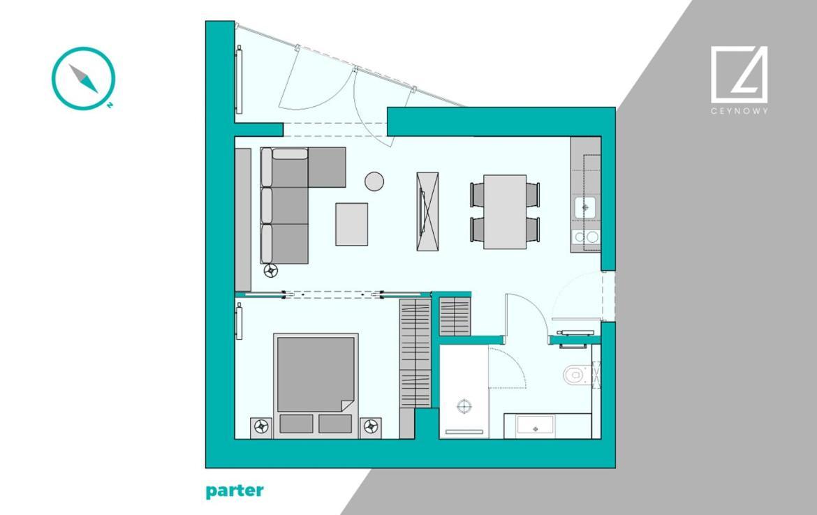 Apartamenty C4 Ceynowy 소포트 외부 사진